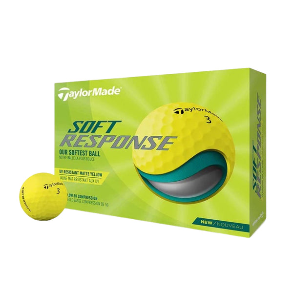 TaylorMade Soft Response Yellow Golf Balls