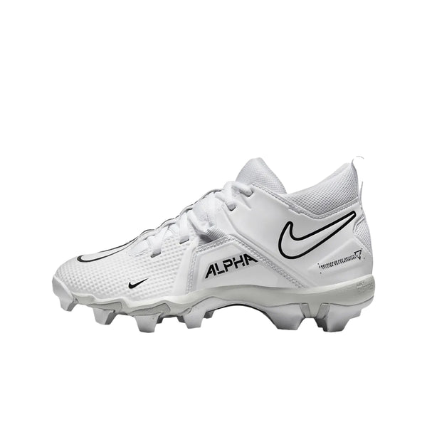 Nike Alpha Menace 3 Shark BG Youth Football Cleats White