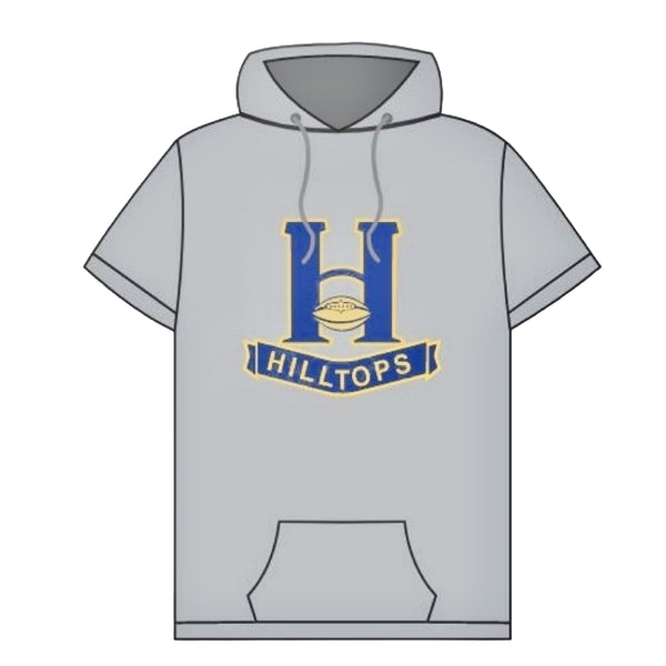 HT24 - Short Sleeve Hoodie - Grey