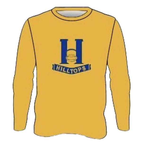 HT24 - Long Sleeve Cotton/Poly Tee - Gold