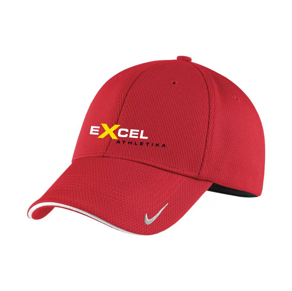 EX24  -  NIKE Dri-FIT MESH SWOOSH FLEX SANDWICH CAP - Red