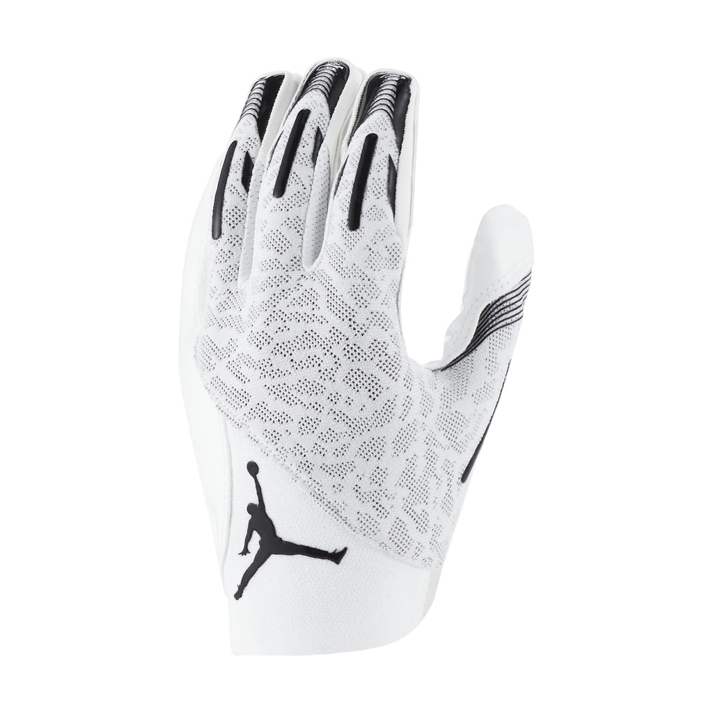Jordan Knit Football Gloves - White