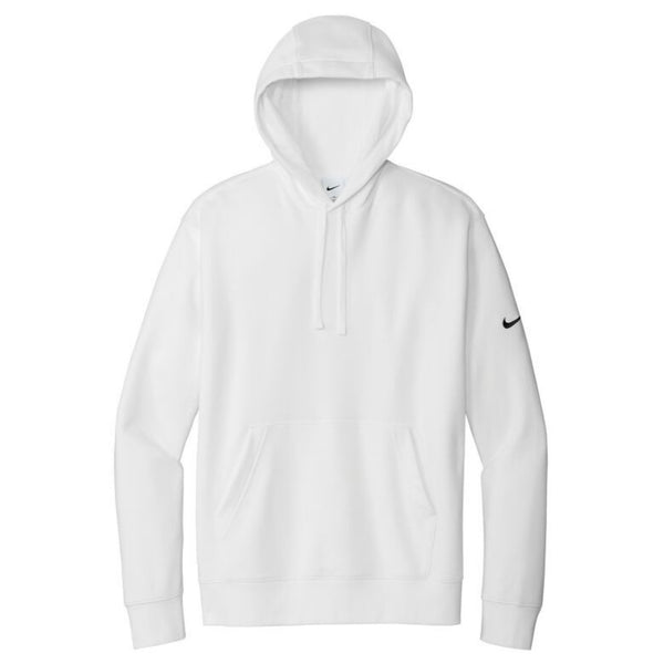 Nike Fleece Sleeve Swoosh Hoodie White