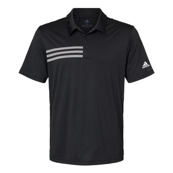 Adidas 3-Stripes Chest Polo Black