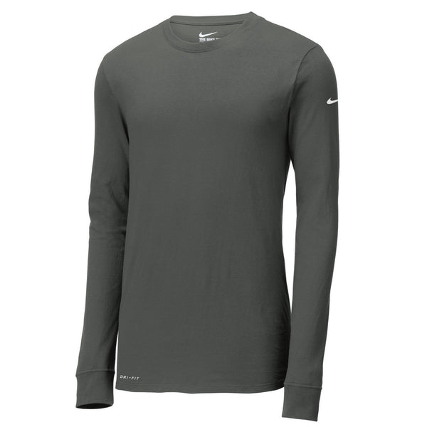 Nike Dri-Fit Long Sleeve Tee Anthracite