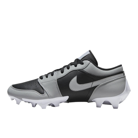 Nike JORDAN 1 Low TD Football Cleats - Black/Grey
