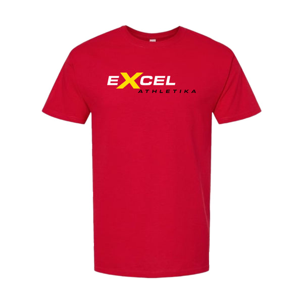EX24 - Gold Touch Tee - Red - Full Logo