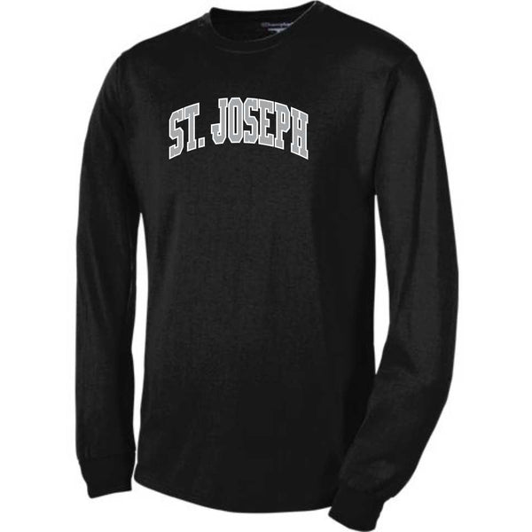 STJS23 - Champion Long Sleeve Tee - Black
