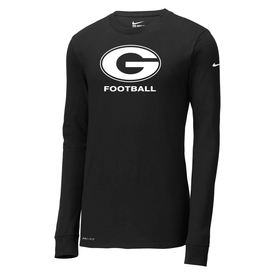 STJFB23 - Nike Dri-Fit Cotton/Poly LS Tee - Black