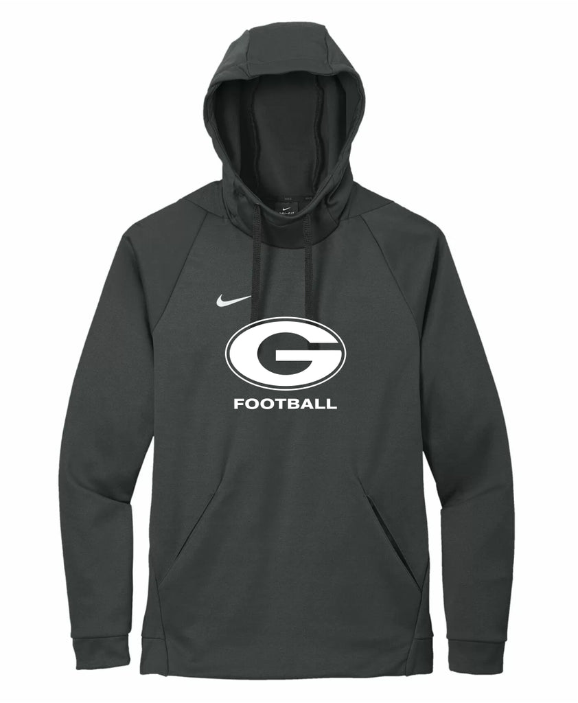 STJFB23 - Nike Therma-Fit Fleece Pullover Hoodie - Anthracite
