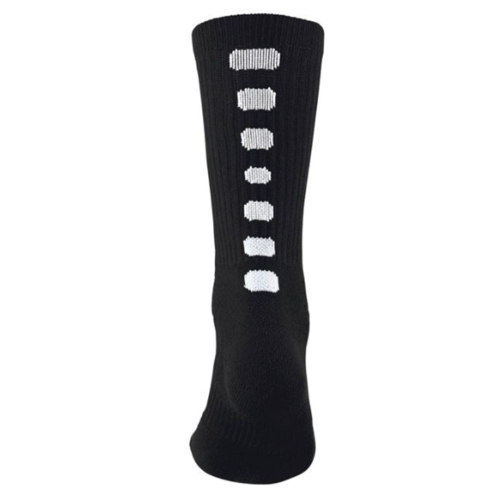 FBSK23 - Color Block Socks - Black w/White