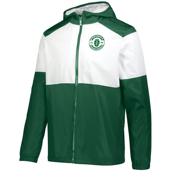FBSK23 - Series X Hooded Jacket - Dark Green/White