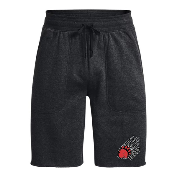 BAL23 - UA Hustle Fleece Shorts - Black Heather